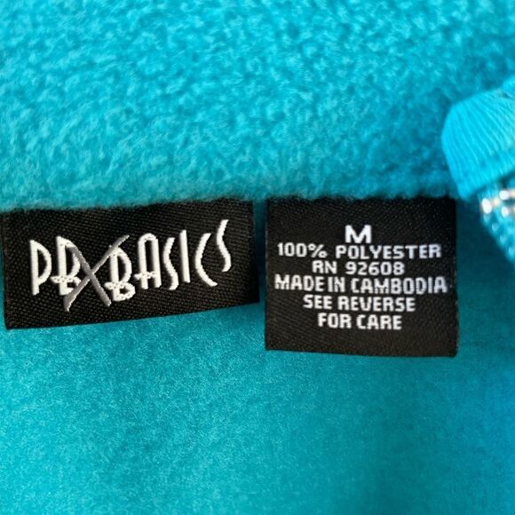 NWT PBX Basics Half Zip Fleece Top Size M - Picture 6 of 6